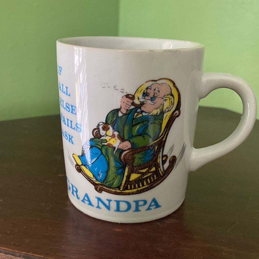 If All Else Fails Ask GRANDPA Coffee Mug Cup Rocking Chair